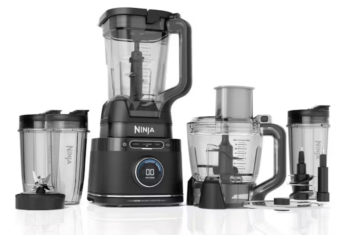 Ninja Detect Kitchen System Power Blender plus Processor Pro with Blendsense - Black
